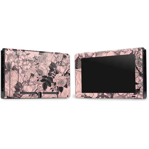 Rose Quartz Floral Nintendo Switch Bundle Skin