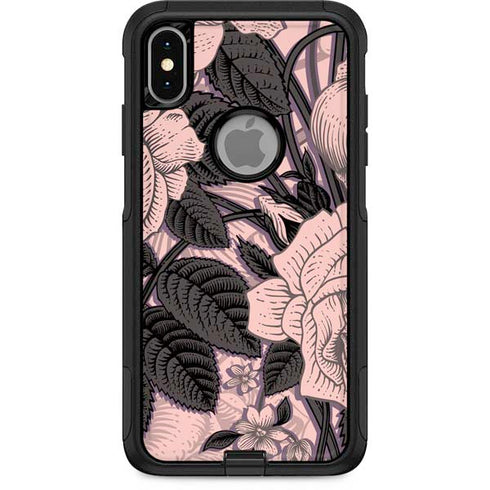 Rose Quartz Floral Otterbox Commuter iPhone Skin