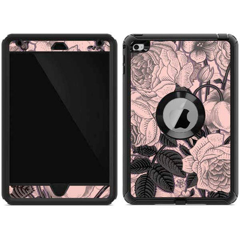 Rose Quartz Floral Otterbox Defender iPad Skin