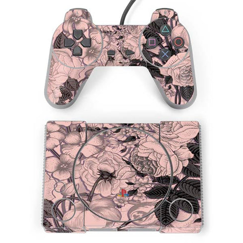 Rose Quartz Floral PlayStation Classic Bundle Skin