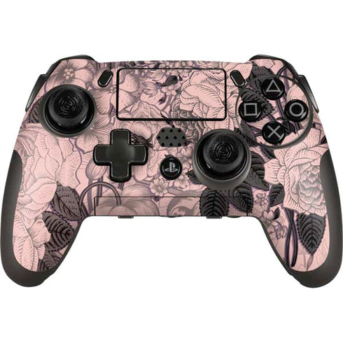 Rose Quartz Floral PlayStation Scuf Vantage 2 Controller Skin