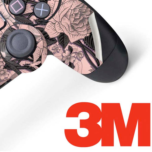 Rose Quartz Floral PS4 Controller Skin