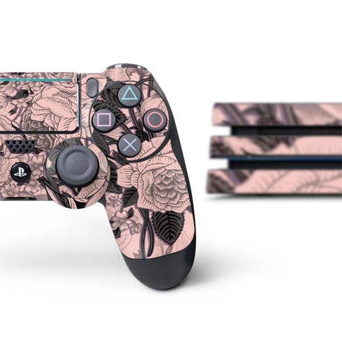 Rose Quartz Floral PS4 Pro Bundle Skin