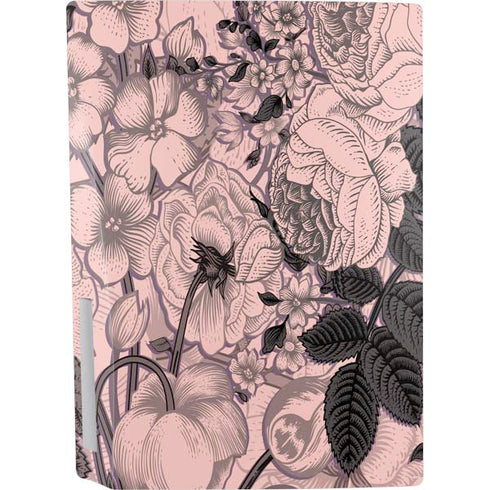 Rose Quartz Floral PS5 Console Skin