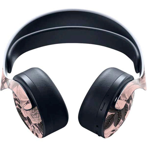 Rose Quartz Floral PULSE 3D Wireless Headset for PS5 Skin