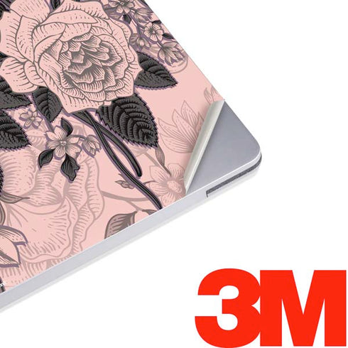 Rose Quartz Floral Surface Laptop 2 Skin