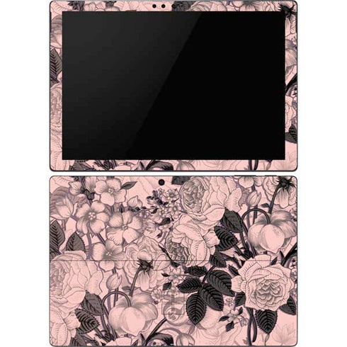 Rose Quartz Floral Surface Pro 6 Skin