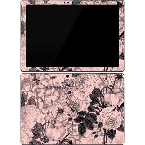 Rose Quartz Floral Surface Pro 7 Skin