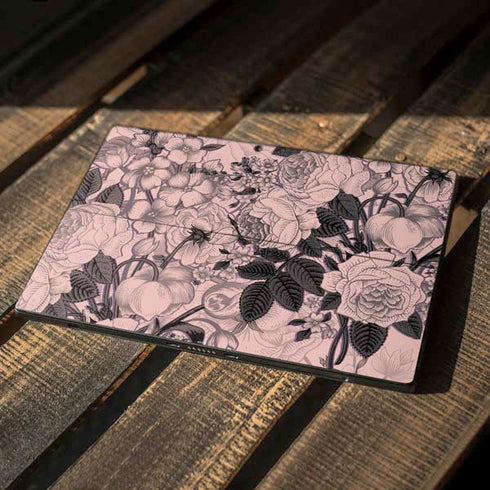 Rose Quartz Floral Surface Pro 7 Skin