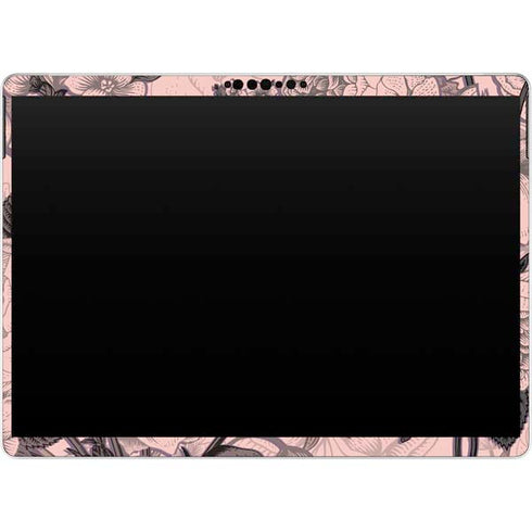 Rose Quartz Floral Surface Pro 8 Skin