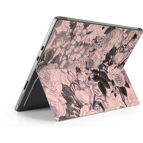 Rose Quartz Floral Surface Pro 8 Skin
