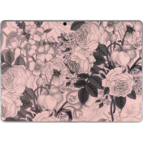 Rose Quartz Floral Surface Pro 9 Skin