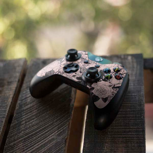Rose Quartz Floral Xbox One Controller Skin
