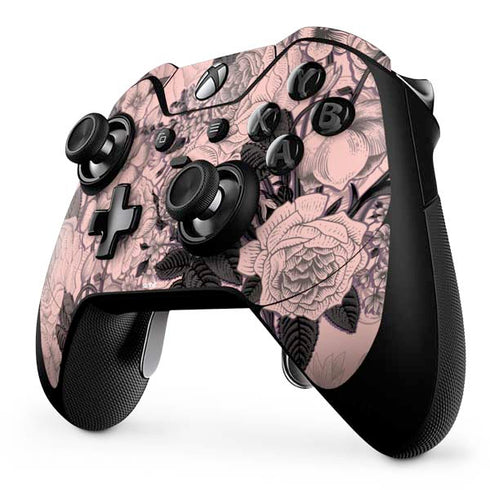 Rose Quartz Floral Xbox One Elite Controller Skin