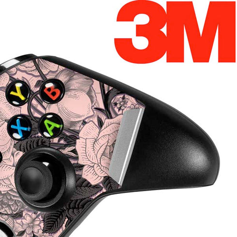 Rose Quartz Floral Xbox One S Controller Skin