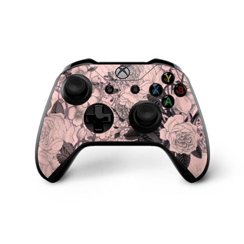 Rose Quartz Floral Xbox One X Bundle Skin