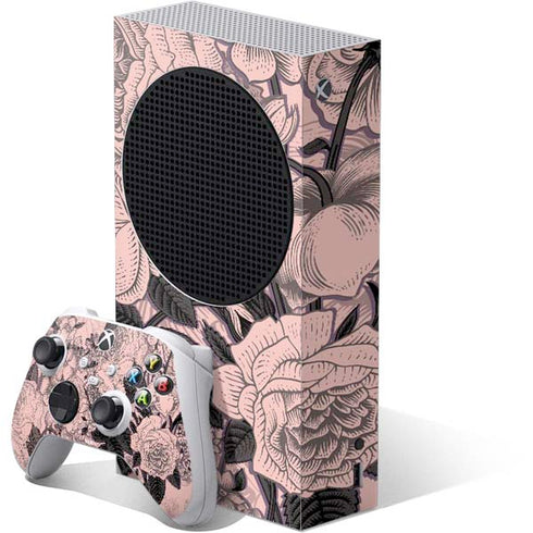 Rose Quartz Floral Xbox Series S Skins