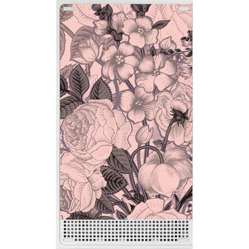 Rose Quartz Floral Xbox Series S Skins