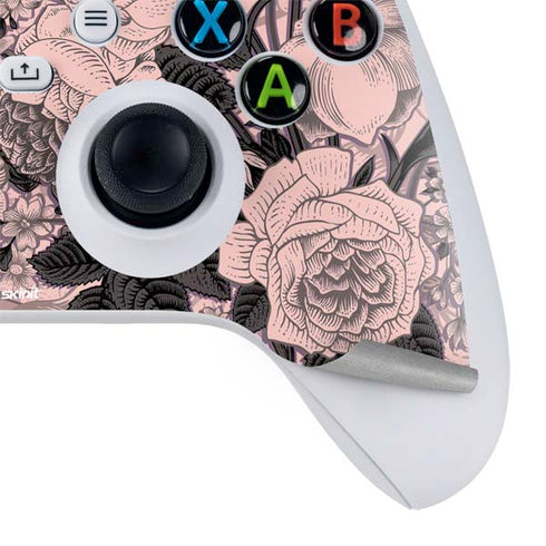 Rose Quartz Floral Xbox Series S Skins