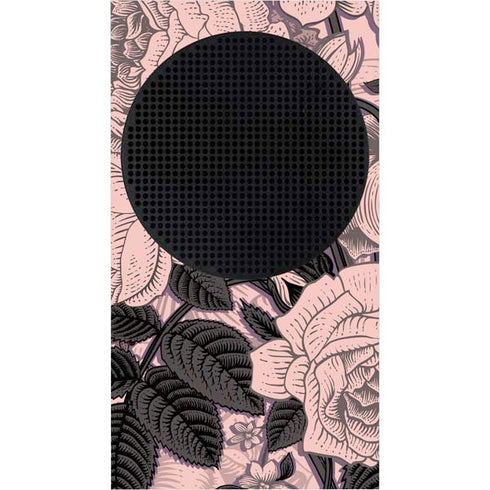 Rose Quartz Floral Xbox Series S Console Skin