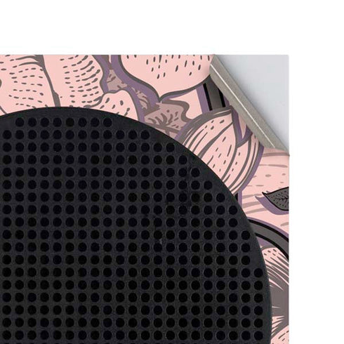 Rose Quartz Floral Xbox Series S Console Skin