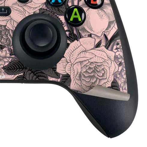 Rose Quartz Floral Xbox Series X Controller Skin