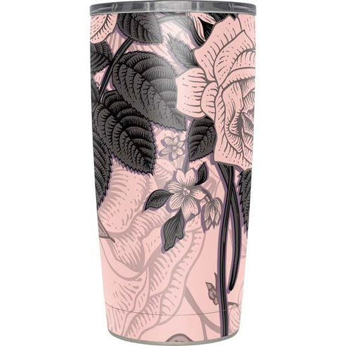 Rose Quartz Floral Yeti 20oz Tumbler Skin