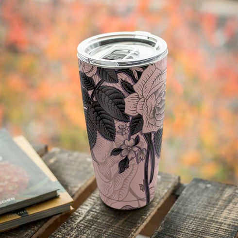 Rose Quartz Floral Yeti 20oz Tumbler Skin