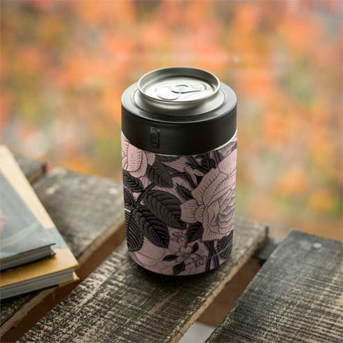 Rose Quartz Floral Yeti Colster Can Insulator Skin
