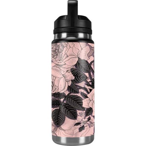Rose Quartz Floral YETI Rambler 26oz Bottle Skin