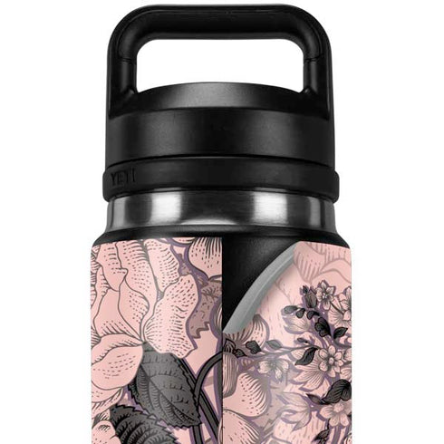 Rose Quartz Floral YETI Rambler 26oz Bottle Skin