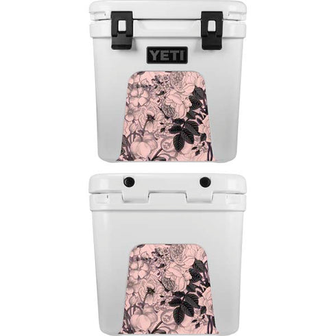 Rose Quartz Floral YETI Roadie 24 Hard Cooler Skin