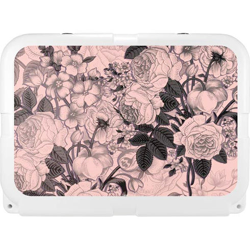 Rose Quartz Floral YETI Tundra 35 Hard Cooler Skin