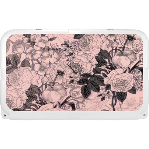 Rose Quartz Floral YETI Tundra 45 Hard Cooler Skin