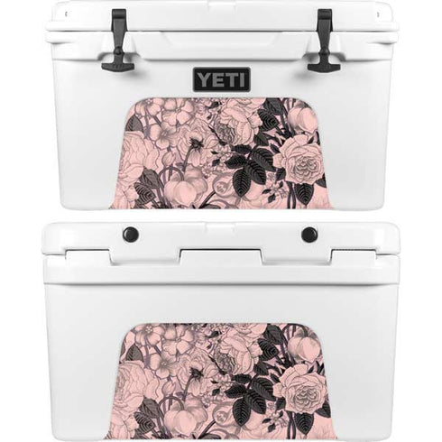 Rose Quartz Floral YETI Tundra 45 Hard Cooler Skin