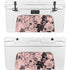 Rose Quartz Floral YETI Tundra 75 Hard Cooler Skin