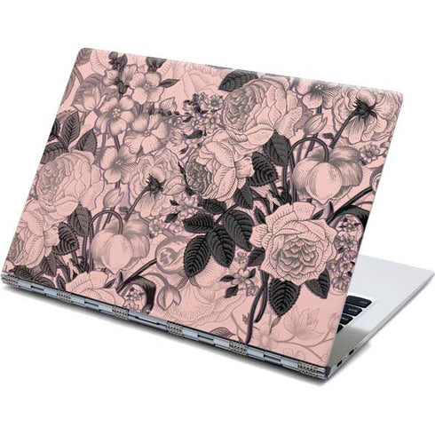 Rose Quartz Floral Yoga 910 2-in-1 14in Touch-Screen Skin