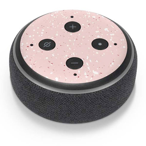 Rose Speckle Amazon Echo Dot Skin