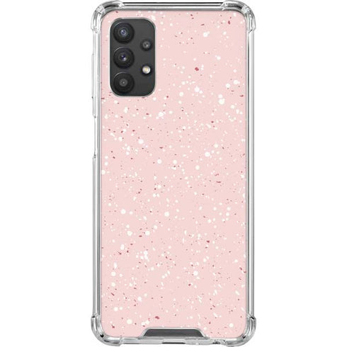 Rose Speckle Galaxy A32 5G Clear Case