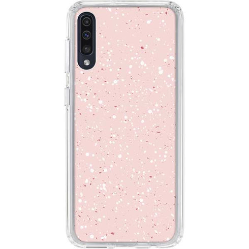 Rose Speckle Galaxy A50 Clear Case