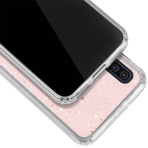 Rose Speckle Galaxy A50 Clear Case