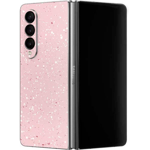 Rose Speckle Galaxy Z Fold4 5G Skin