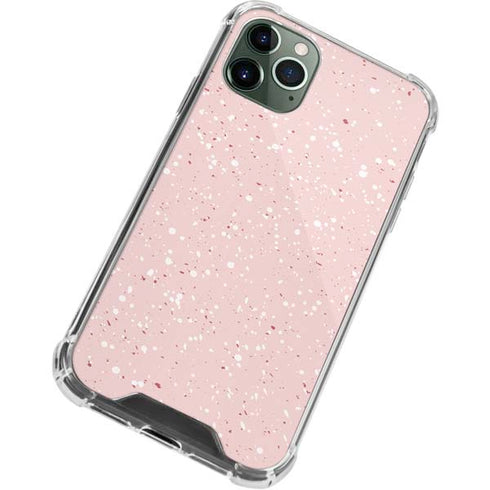 Rose Speckle iPhone 12 Pro Clear Case