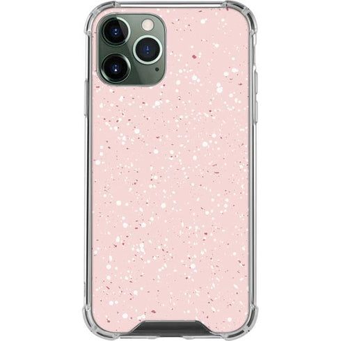 Rose Speckle iPhone 12 Pro Max Clear Case