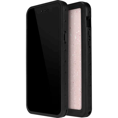 Rose Speckle iPhone 12 Pro Waterproof Case