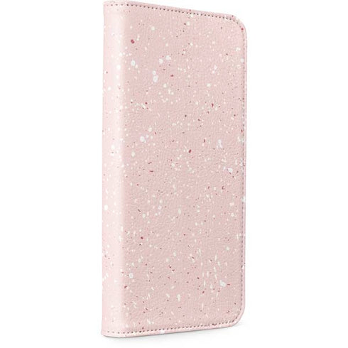 Rose Speckle iPhone 15 Plus Folio Case