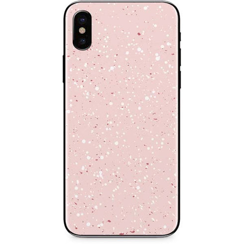 Rose Speckle iPhone X Skin