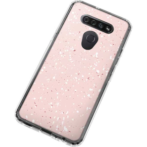 Rose Speckle LG K51/Q51 Clear Case