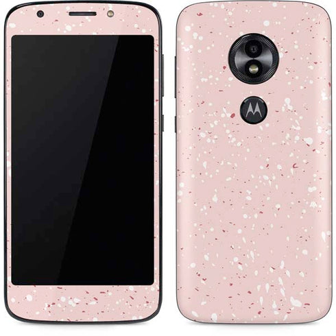 Rose Speckle Moto E5 Play Skin