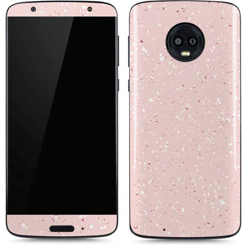 Rose Speckle Moto G6 Skin